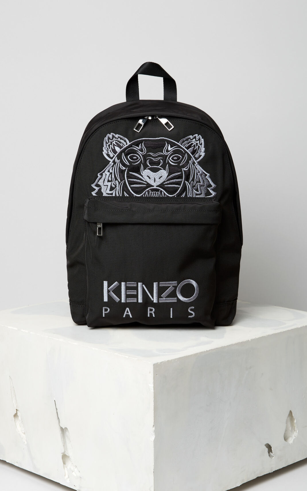 Kenzo Large Tiger καμβας σακίδια ανδρικα μαυρα | GR491593